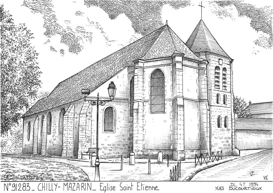 Cartes postales CHILLY MAZARIN - �glise st �tienne