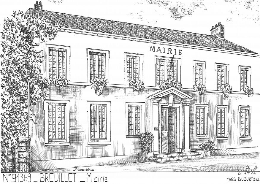 Cartes postales BREUILLET - mairie