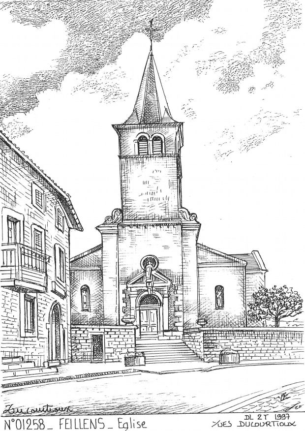 N 01258 - FEILLENS - église