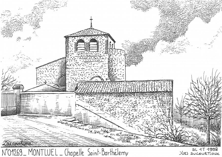 N 01269 - MONTLUEL - chapelle st barthelmy