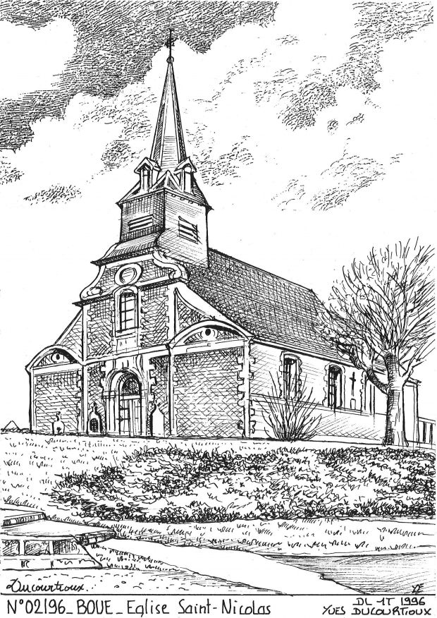 N 02196 - BOUE - église st nicolas