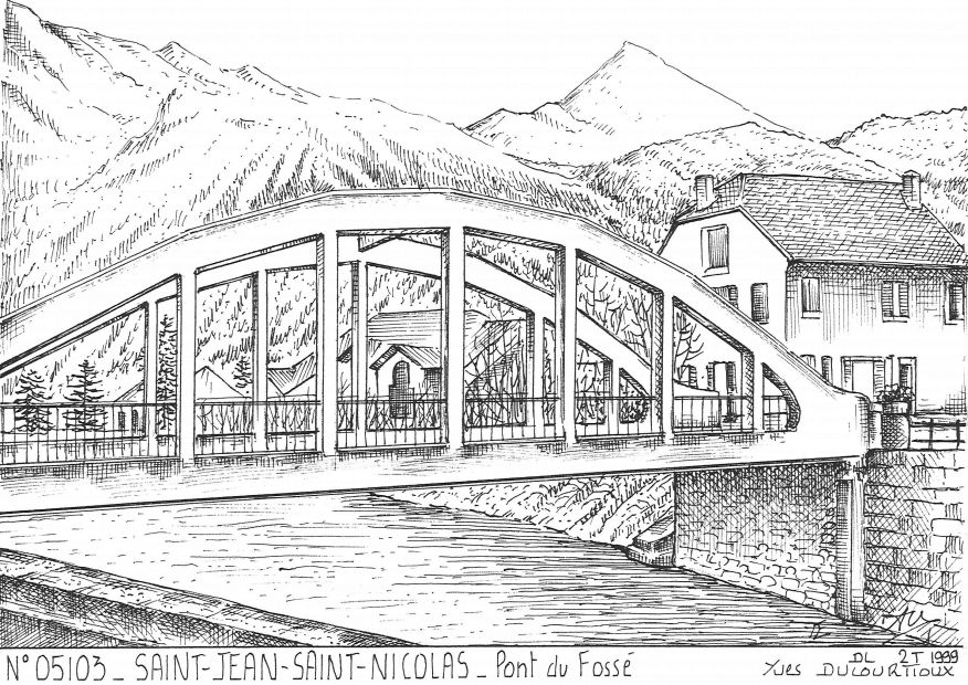 N 05103 - ST JEAN ST NICOLAS - pont du foss