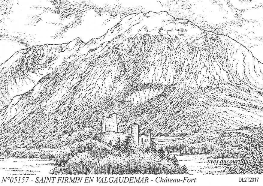 N 05157 - ST FIRMIN EN VALGAUDEMAR - chteau fort