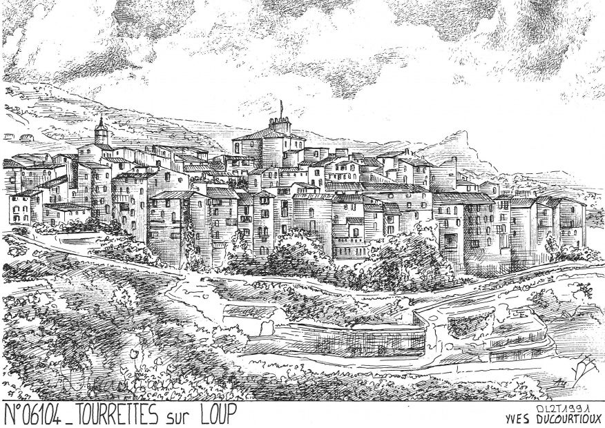 Yves DUCOURTIOUX Cartes Postales De Tourrettes Sur Loup 06 Alpes Yves DUCOURTIOUX Cartes Postales De Tourrettes Sur Loup 06 Alpes