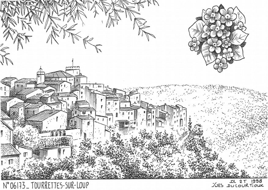 Yves DUCOURTIOUX Cartes Postales De Tourrettes Sur Loup 06 Alpes Yves DUCOURTIOUX Cartes Postales De Tourrettes Sur Loup 06 Alpes