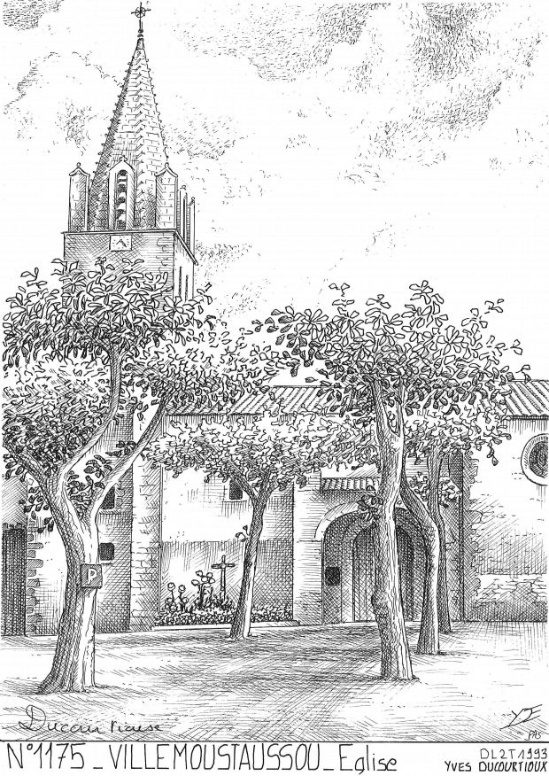N 11075 - VILLEMOUSTAUSSOU - église