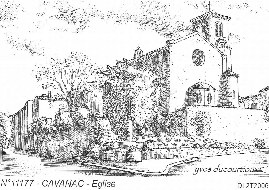 N 11177 - CAVANAC - église