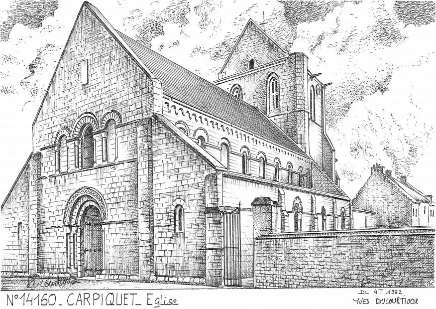 N 14160 - CARPIQUET - église