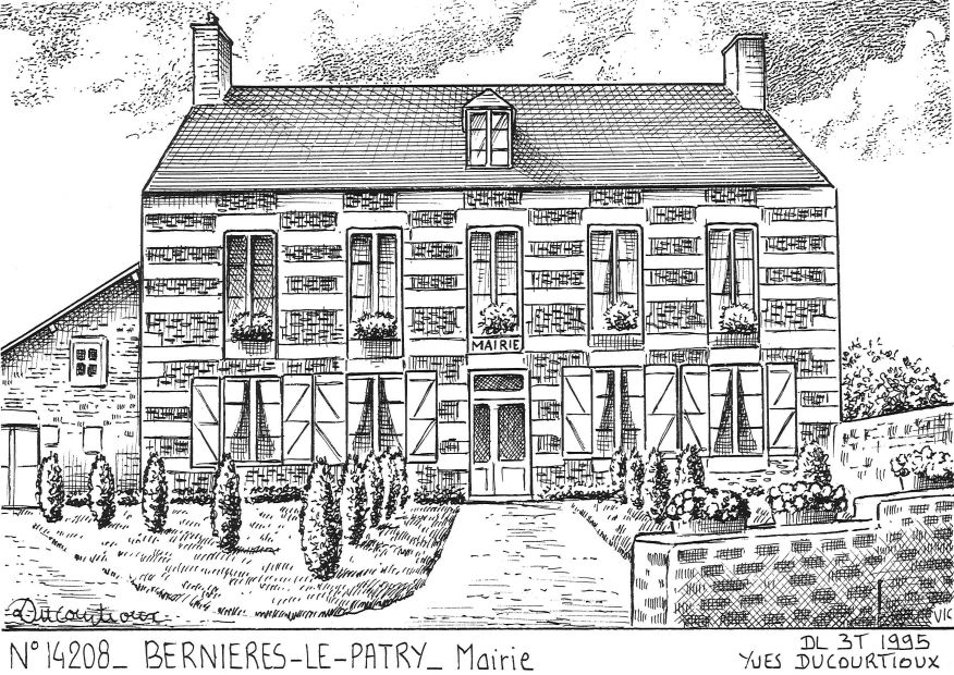 N 14208 - BERNIERES LE PATRY - mairie