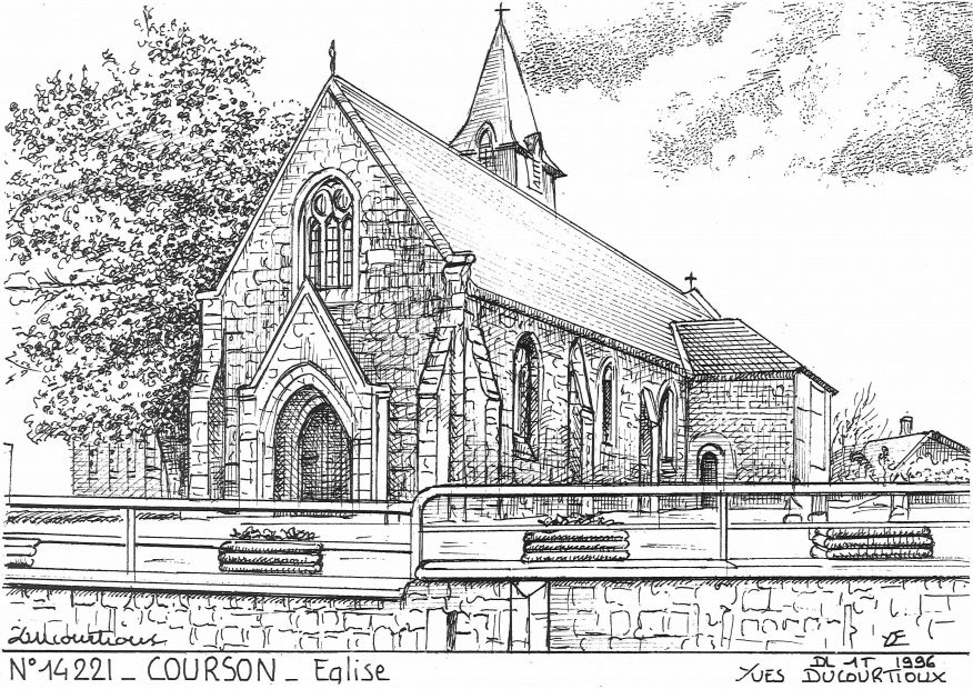 N 14221 - COURSON - église