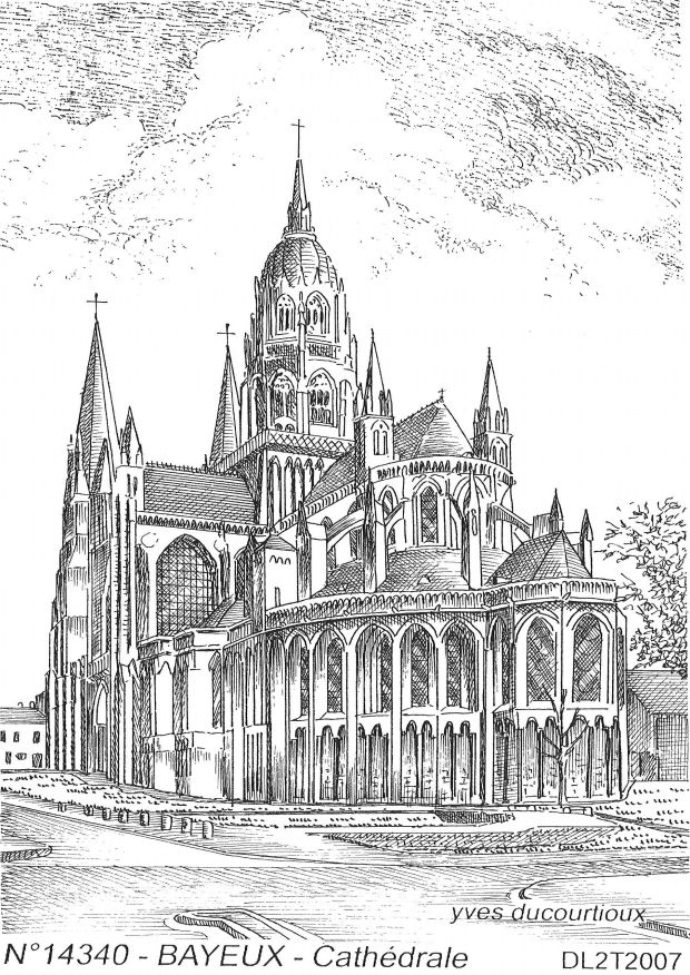 N 14340 - BAYEUX - cathédrale