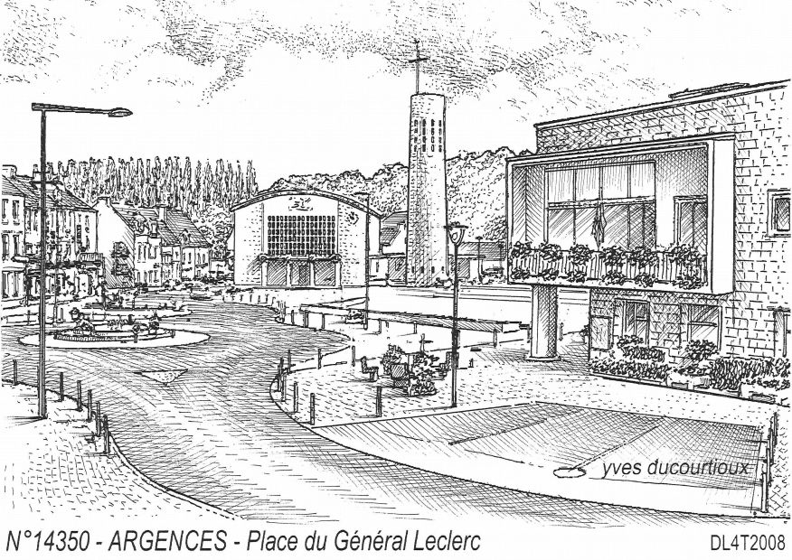 N 14350 - ARGENCES - place du gnral leclerc