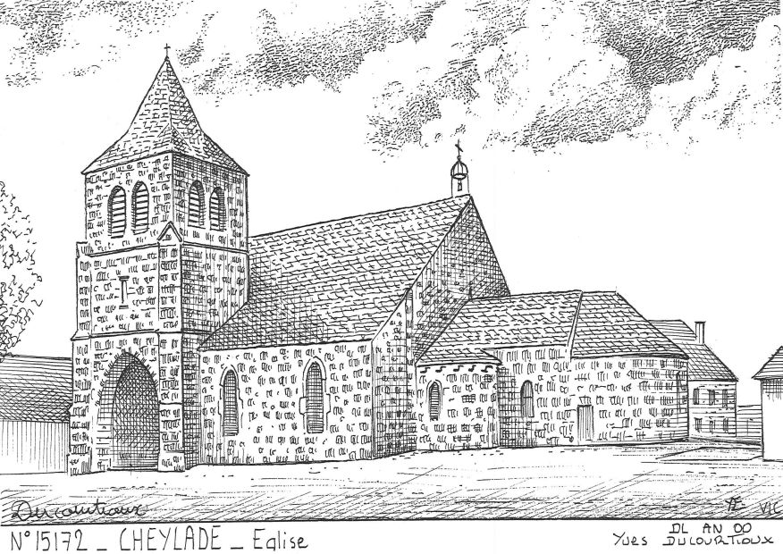 N 15172 - CHEYLADE - église