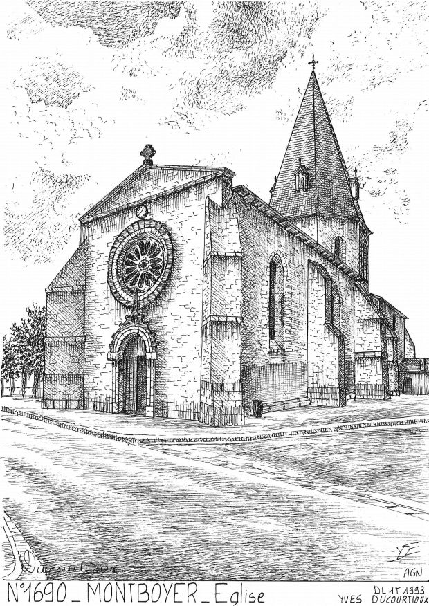 N 16090 - MONTBOYER - église
