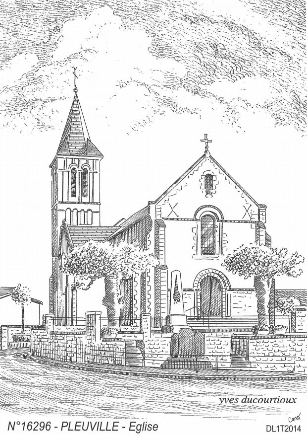 N 16296 - PLEUVILLE - église