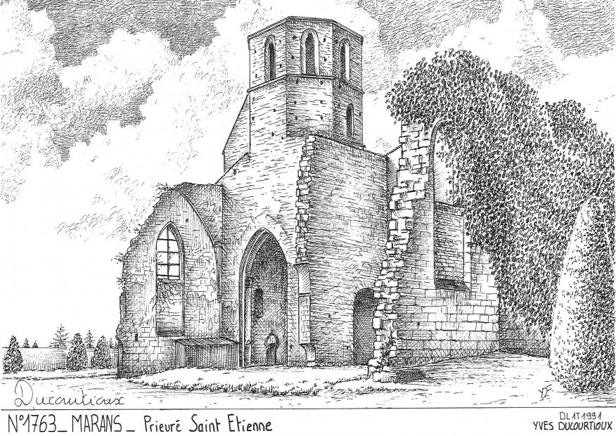 N 17063 - MARANS - prieuré st étienne