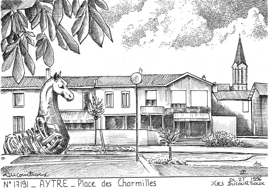 N 17191 - AYTRE - place des charmilles