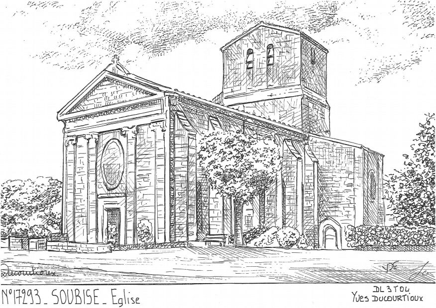 N 17293 - SOUBISE - église