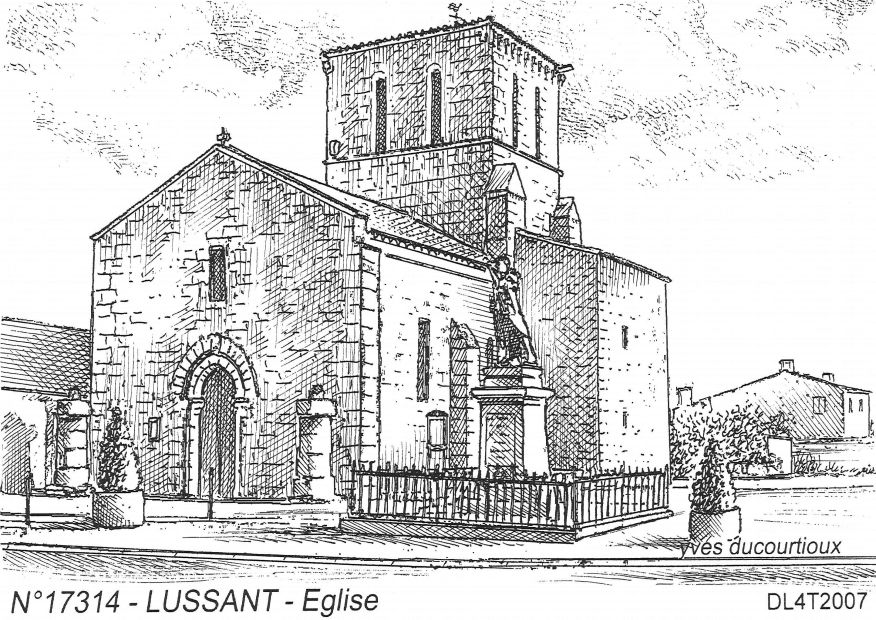N 17314 - LUSSANT - église