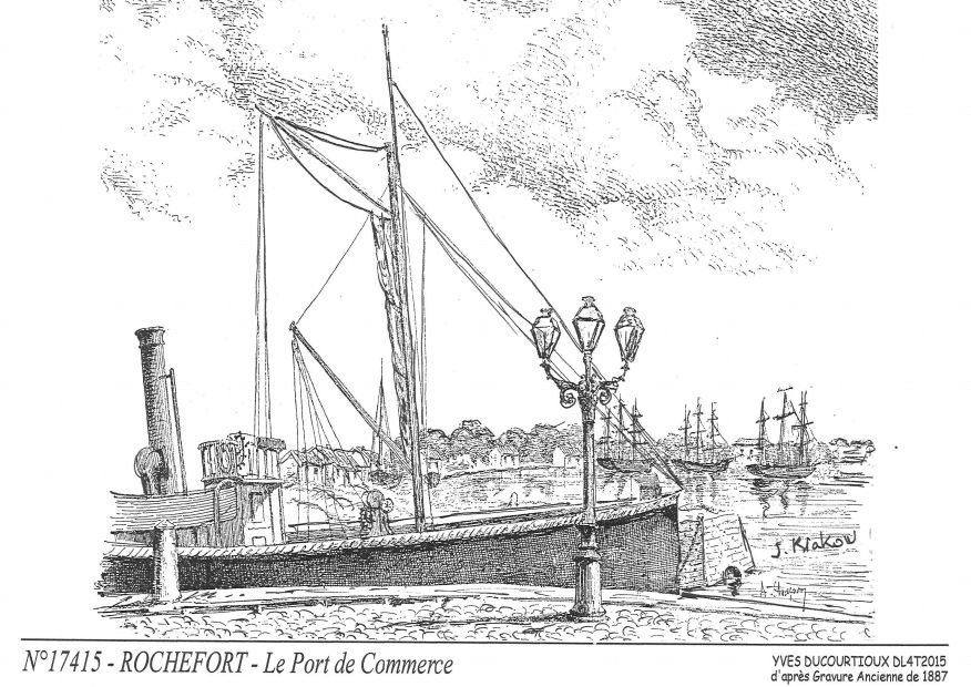 N 17415 - ROCHEFORT - le port de commerce