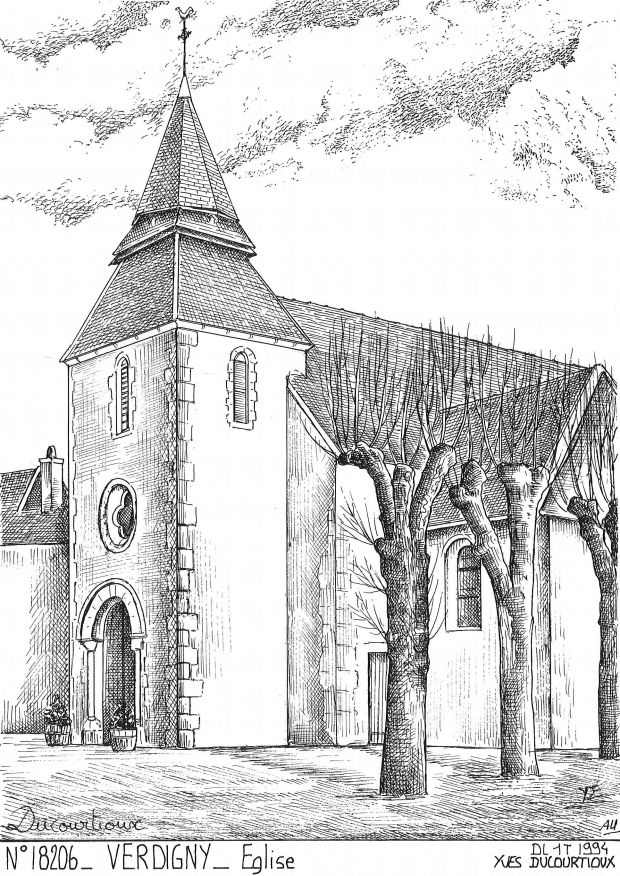 N 18206 - VERDIGNY - église