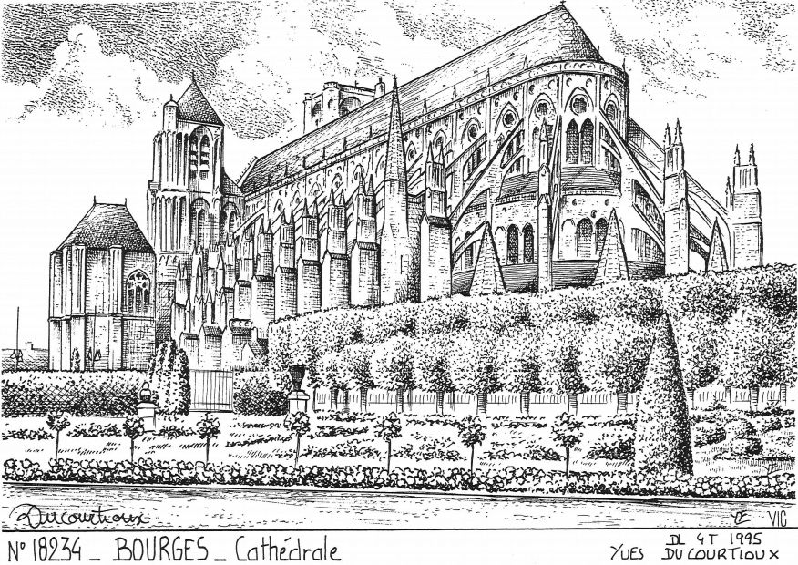 N 18234 - BOURGES - cathdrale