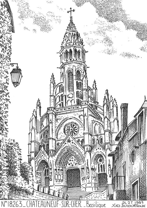 N 18263 - CHATEAUNEUF SUR CHER - basilique