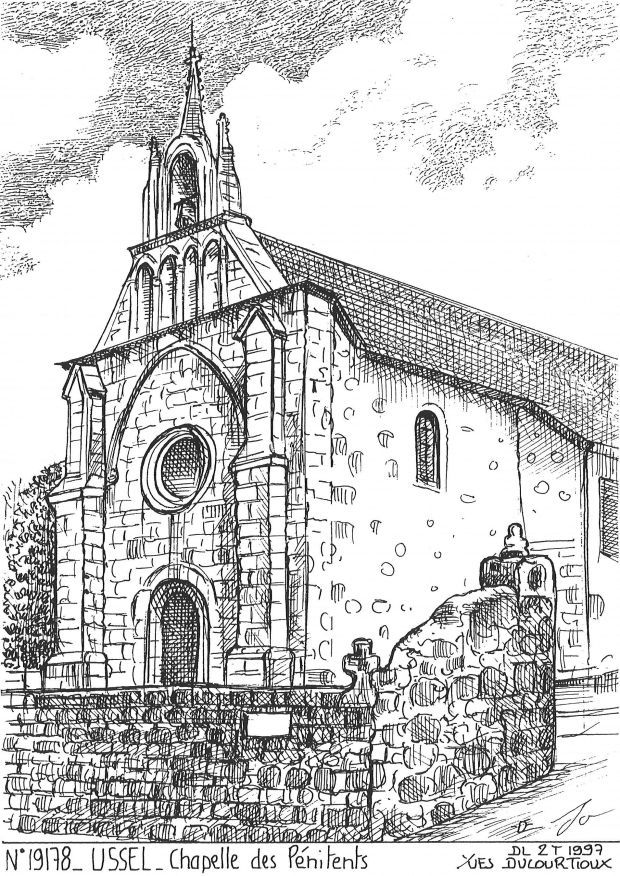 N 19178 - USSEL - chapelle des pnitents