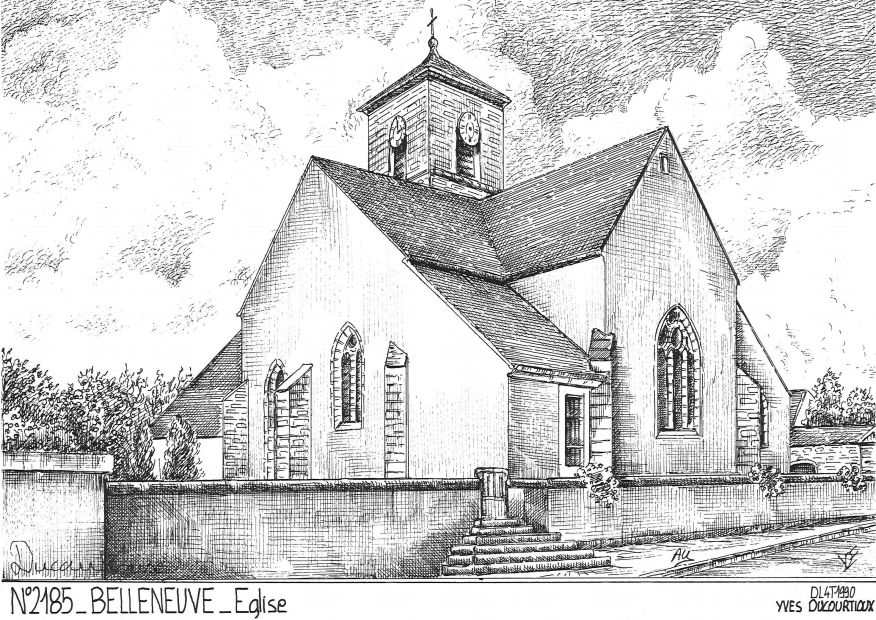 N 21085 - BELLENEUVE - église