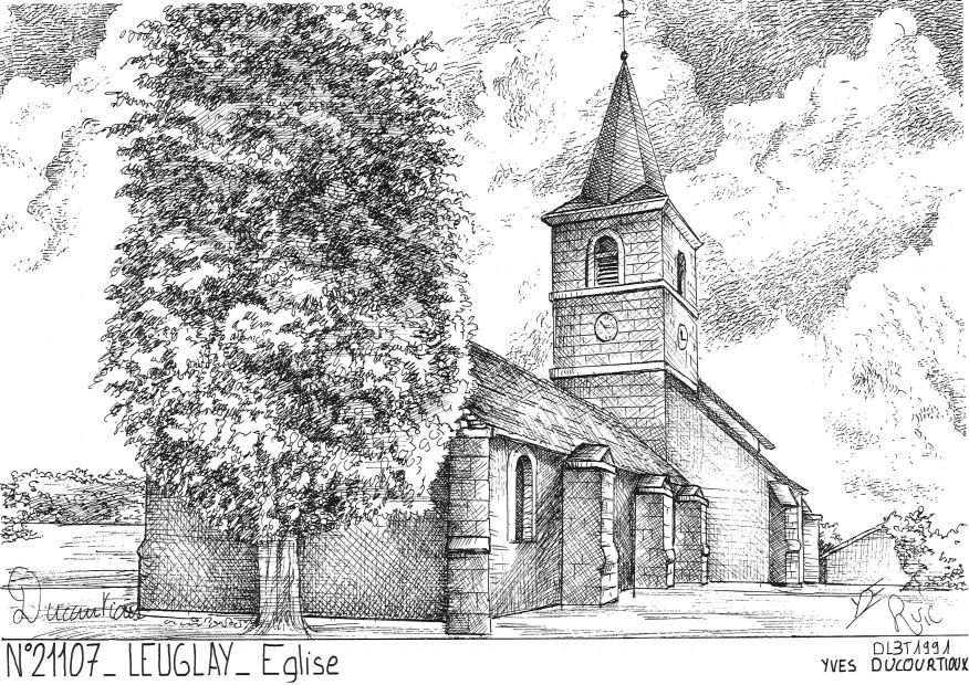 N 21107 - LEUGLAY - église