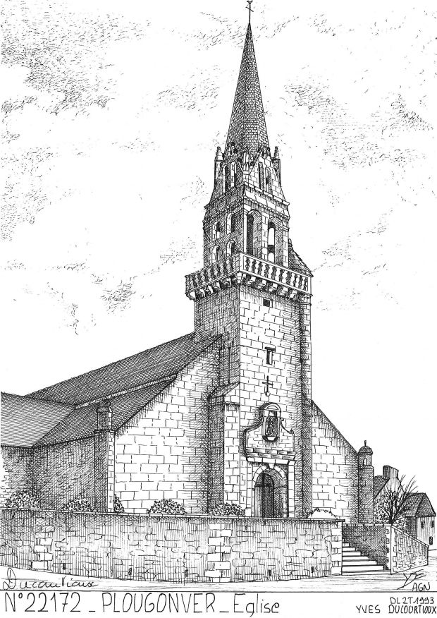 N 22172 - PLOUGONVER - église
