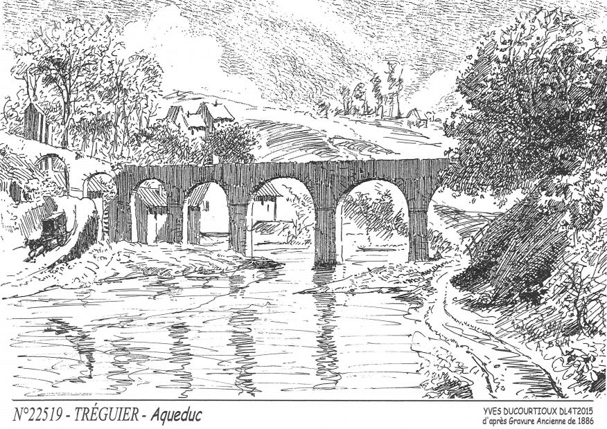 N 22519 - TREGUIER - aqueduc