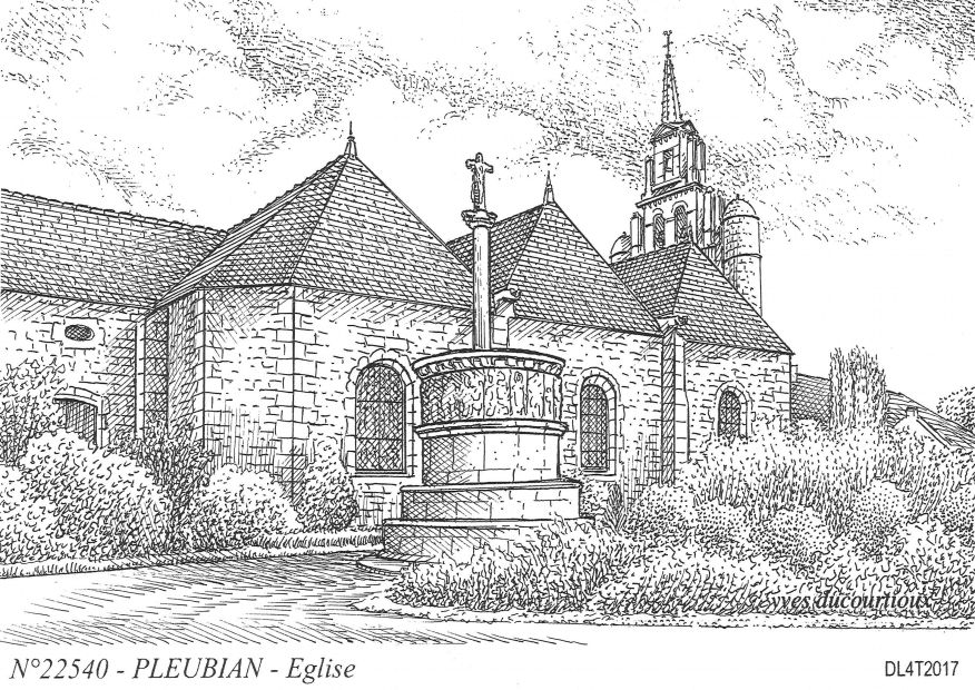 N 22540 - PLEUBIAN - église