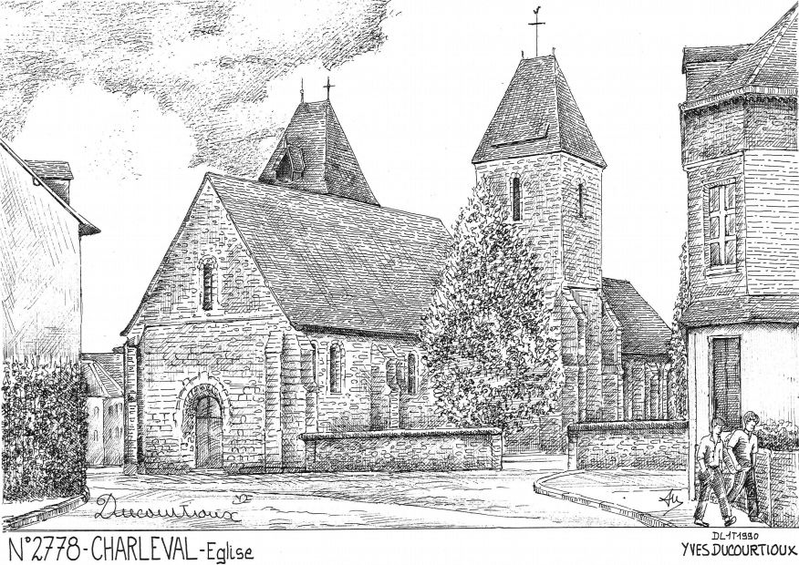 N 27078 - CHARLEVAL - église