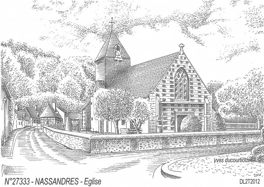 N 27333 - NASSANDRES - église