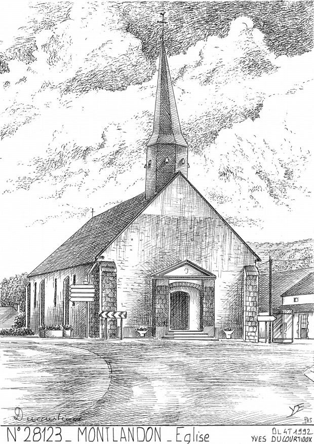 N 28123 - MONTLANDON - église