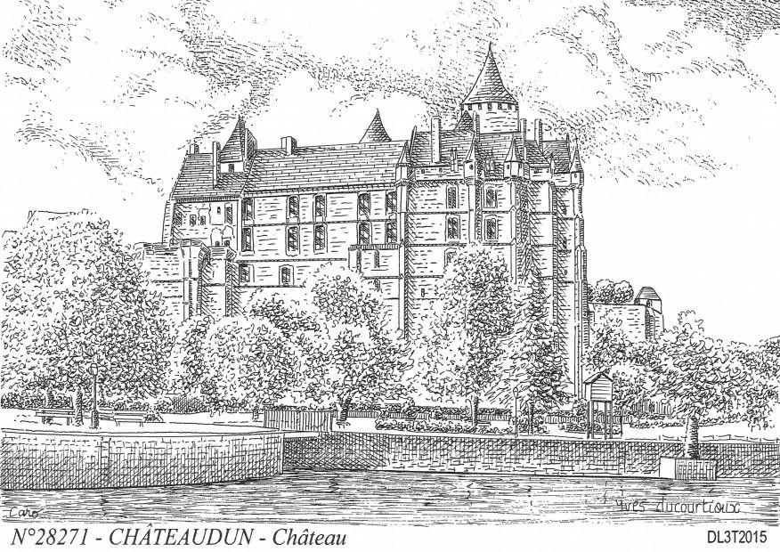 N 28271 - CHATEAUDUN - château