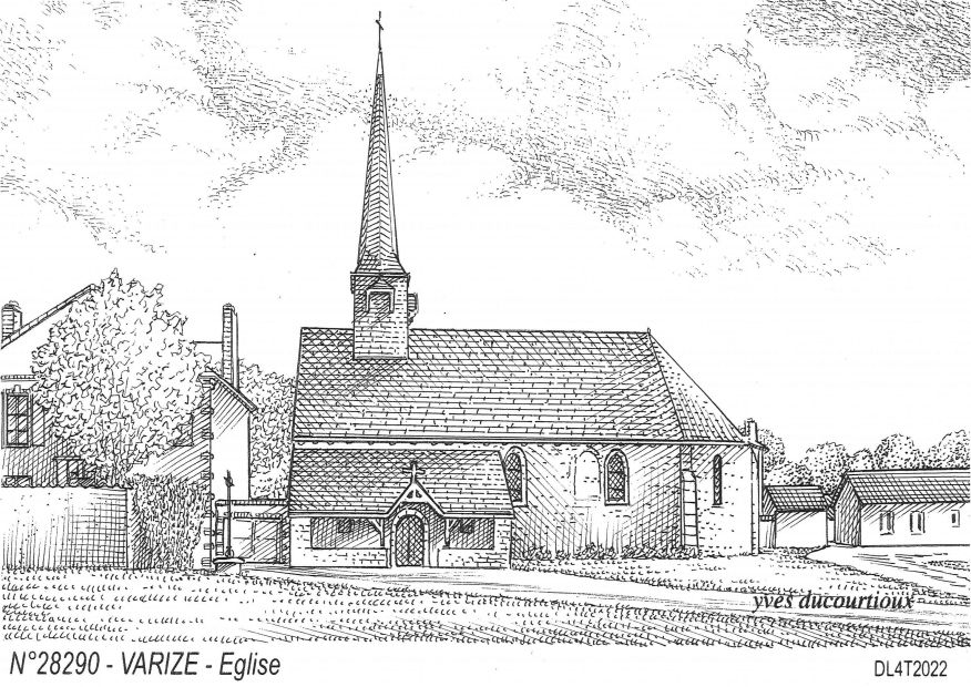 N 28290 - VARIZE - église