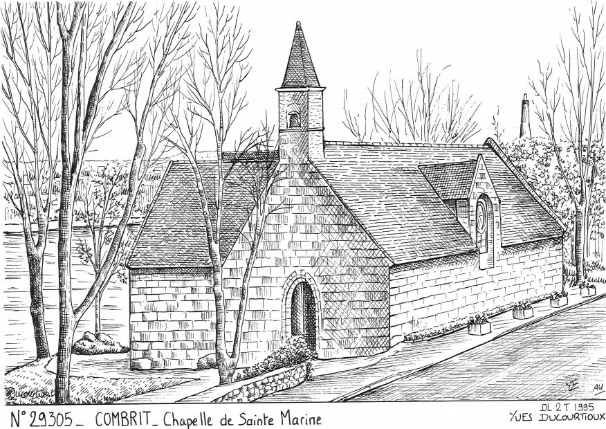 N 29305 - COMBRIT - chapelle de sainte marine