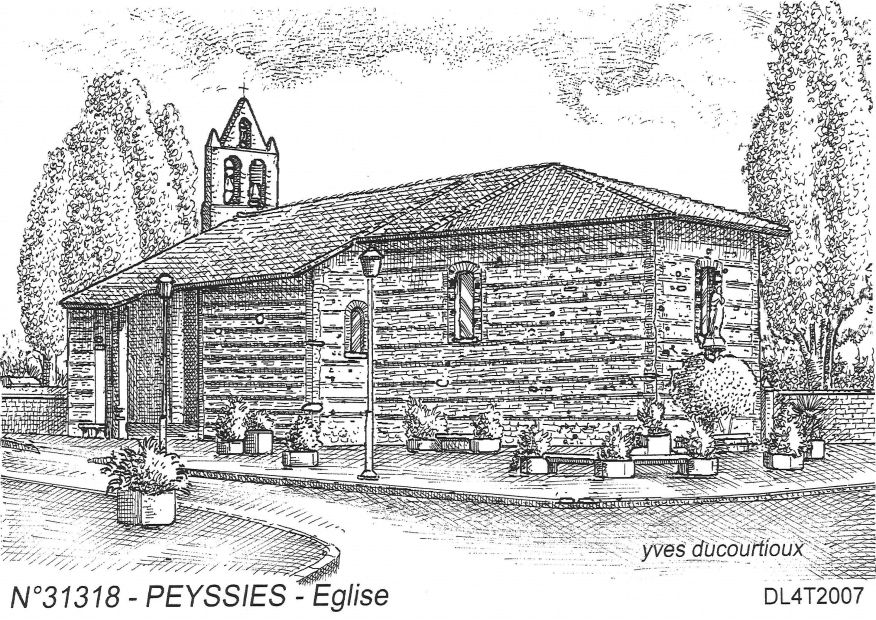 N 31318 - PEYSSIES - église