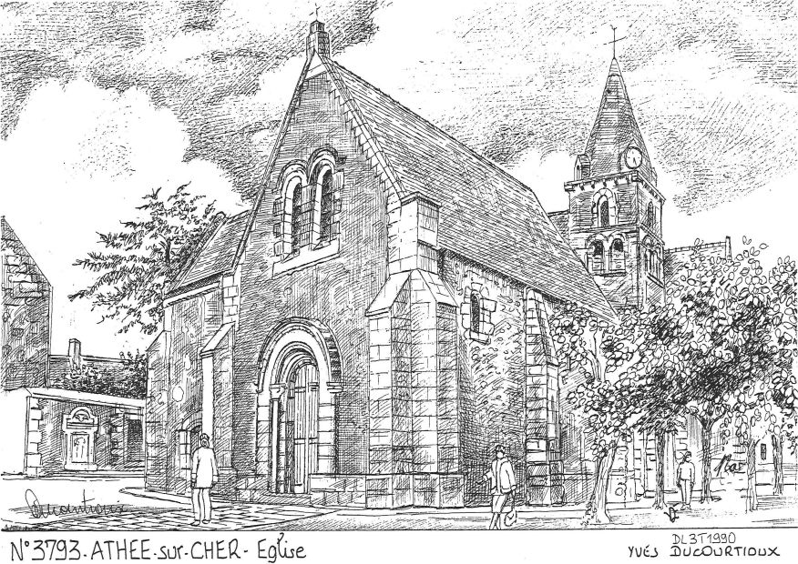 N 37093 - ATHEE SUR CHER - �glise