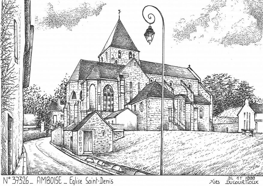 N 37326 - AMBOISE - église st denis