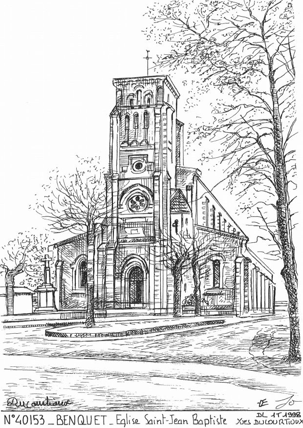 N 40153 - BENQUET - église st jean baptiste