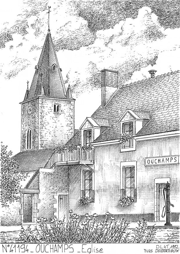 N 41194 - OUCHAMPS - glise