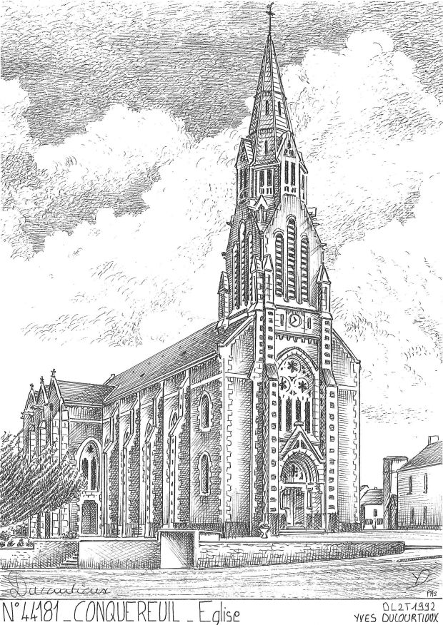 N 44181 - CONQUEREUIL - église