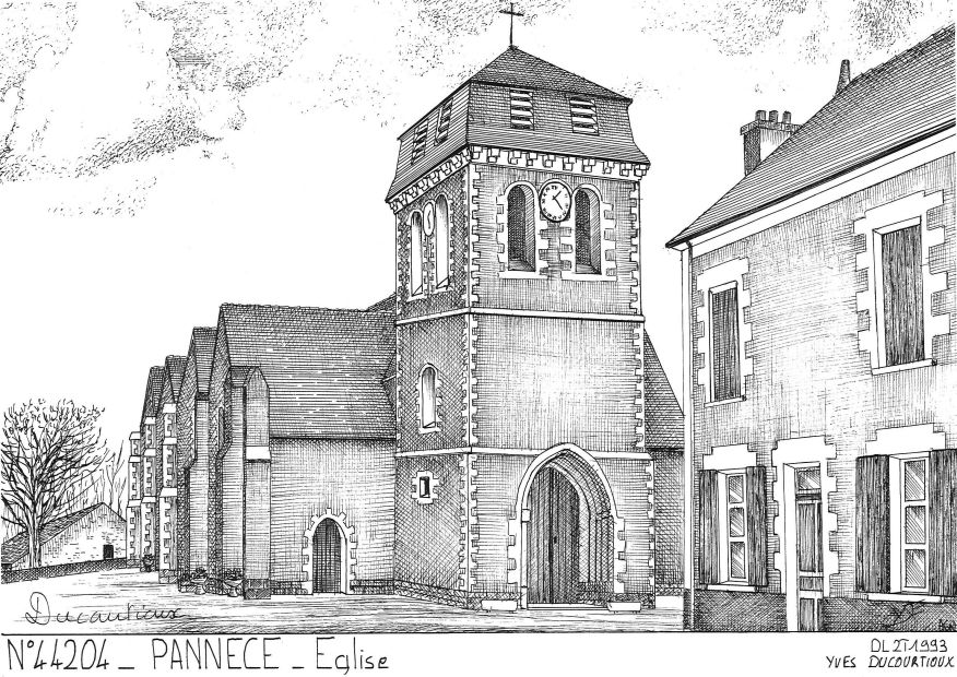 N 44204 - PANNECE - église