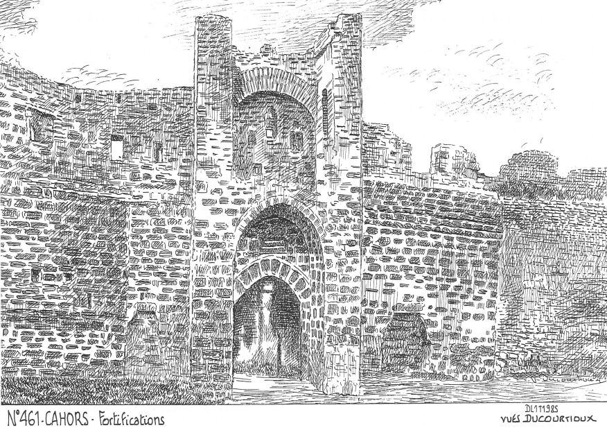 N 46001 - CAHORS - fortifications