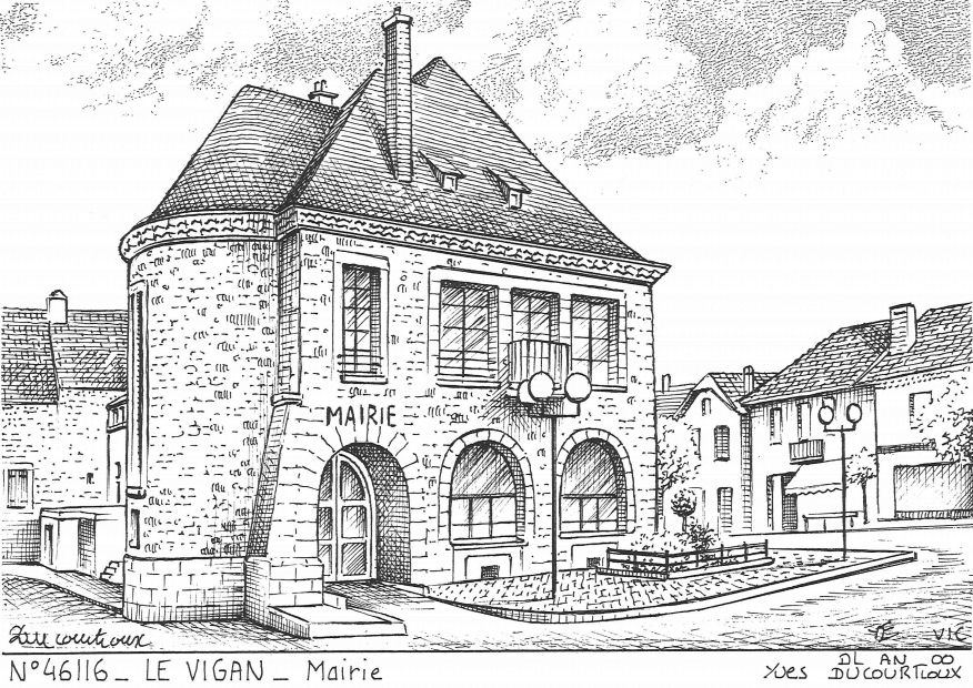 N 46116 - LE VIGAN - mairie