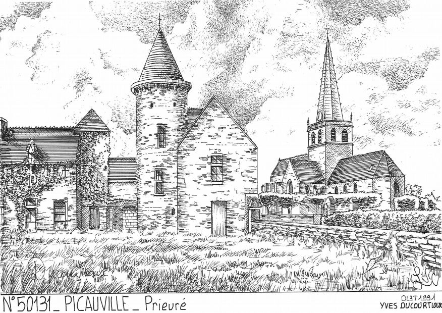 N 50131 - PICAUVILLE - prieuré