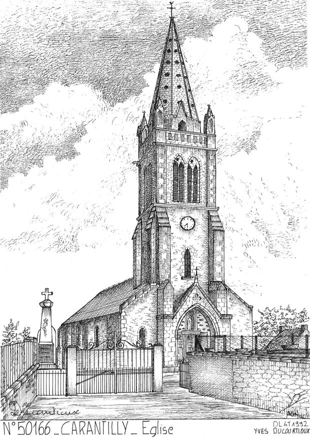 N 50166 - CARANTILLY - église